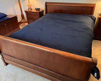 Queen sleigh bed frame