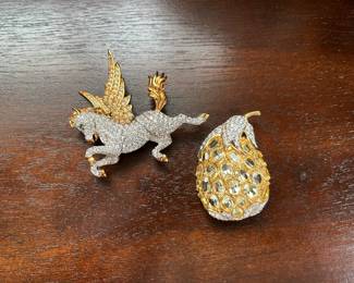 Swarovski brooches