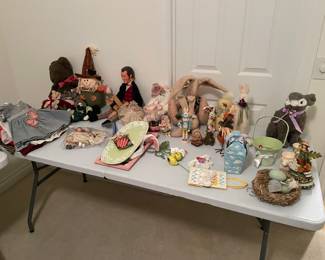 Vintage Doll Clothing, Antique Creepy Marionette, Easter Items