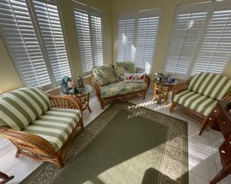 Very nice sturdy and comfortable Rattan Wicker Set!