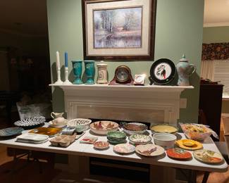 Assorted Ceramic Plates, Bowls Etc