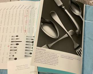 Tiffany & Co Sterling Silver King William Pattern Info