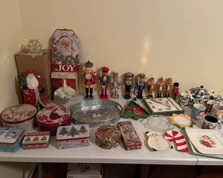 Christmas NUTCRACKERS!!! Christmas Tins. Assorted Christmas.