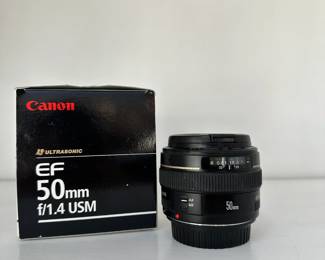 R8 - $100.  Canon EF 50mm f/1.4 USM