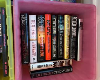 HARD COVER BOOKS $3 EACH. PAPER BACKS $1 EACH. 
