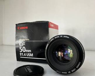 R8 - $100.  Canon EF 50mm f/1.4 USM