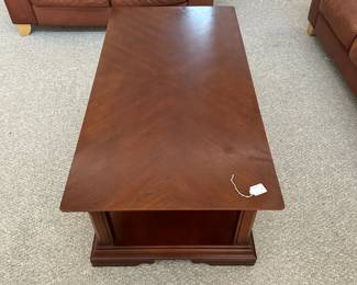 R29 - $75. Thomasville Coffee Table. Measures 52" x 27" wide x 18" tall. 