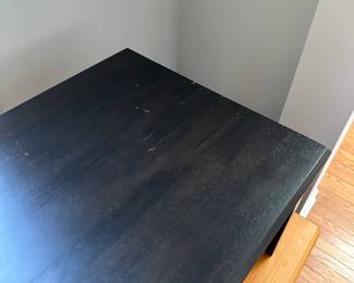 R21 - $30. Black Coffee Table. Measures 41" x 24" x 18" tall. Sturdy!