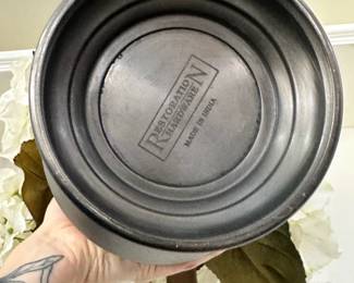 R37 - $10. Restoration Hardware Vase. 