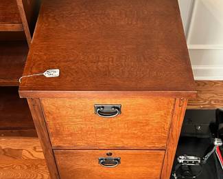 R40 - $75. Martin Furniture Wooden Filing Cabinet. Measures 21" wide x 24" deep x 29" tall. Excellent Condition! 