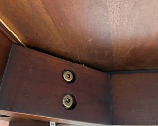 R13 - $325. West Elm Table. Measures 72" x 38" x 30" tall. Top does show a bit of wear but overall sturdy and lots of life left!