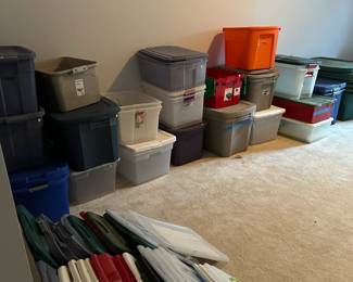 Please schedule your appointment to purchase plastic bins.