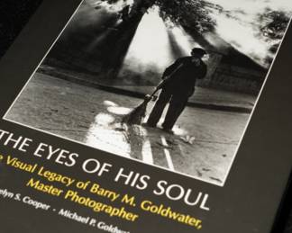 Mike Goldwater signed book "The Eyes of His Soul"