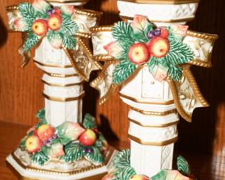Fitz & Floyd candle holders