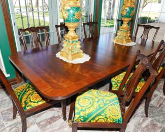 Pierre Philippe Thomire Bronze Dore, Malachite Candelabras