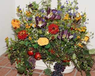Faux floral centerpiece-approximately 3ft x 3ft
