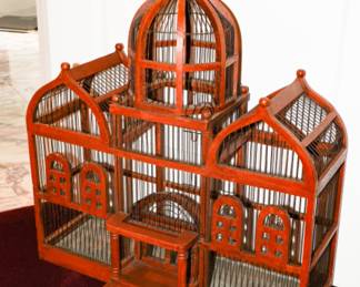 Vintage bird cage
