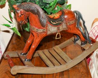 Vintage rocking horse