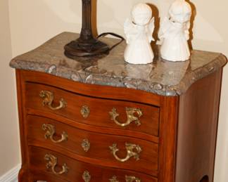 Antique French Louis XV Walnut Cabinet 