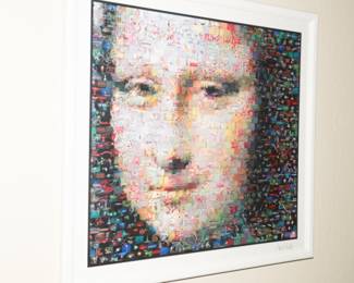 "Mona Lisa" Mosaic Seriolithograph-Neil Farkas