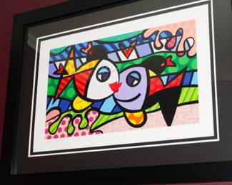 "Deeply in Love" #498/750-Romero Britto