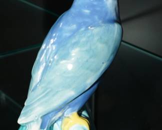Minton Majolica Parrot, late 19th Century