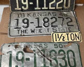 Kansas 1948, 1950 12 Ton Plate
