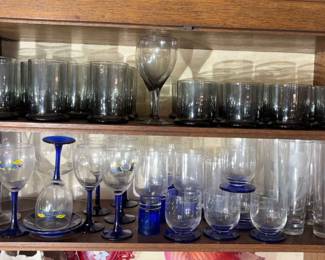 Glassware Smokey Glass  Pierre Cardin