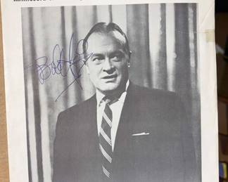 Autograph Album Johnny Carson, Bob Hope and More