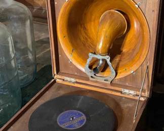 Pathephone Reflex Coq Gramophone For Restoration