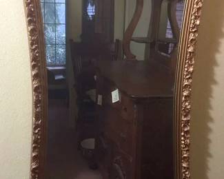 Antique Guilded Wall Mirror