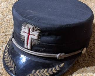 Antique Masonic Knights Templer Kepi Hat