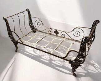 French Cast Iron Daybed