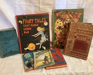 1882 Tennyson Poem Book, Kids Books 