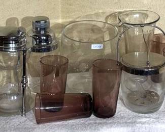 Art Deco Maxwell Phillip Hour Glass Cocktail Shaker  Other Barware