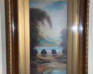 B Wallinger Painting Titled Loch Foyle