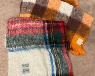 Scottish Mohair Throw Blankets
