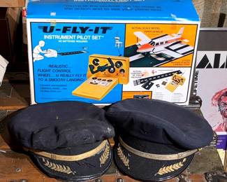 Vintage UFlyIt Instrument Pilot Toy Set