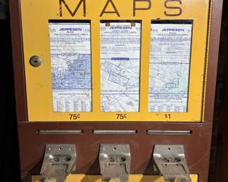 Map Vending Machine With Jeppesen Flight Maps