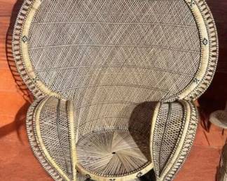 Rattan Cobra Peacock Chair