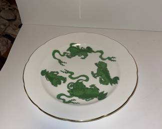 wedgewood green tiger pattern 