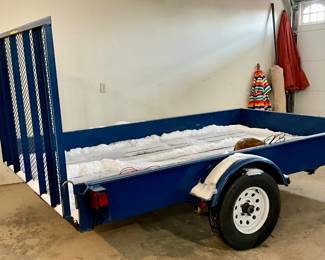 2013 8x10 C Series Flatbed Trailer 12” Solid Panel Sides