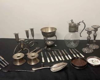 Beautiful Silverplated Items 