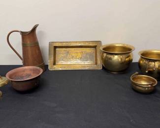  06 Copper And Brass Decor Items
