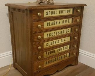 Clark's O.N.T. Spool Cabinet