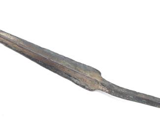 Lot 92 Massive Ancient Bronze 4Sided Spear, Early Cypriot III 2100 BCE  1901 BCE