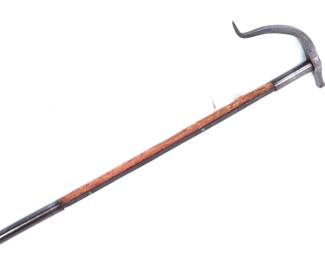 Lot 48 Silver Inlaid IndoPersian War Hammer, 19th c.