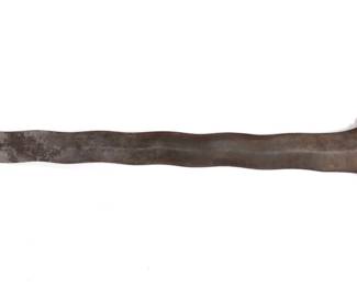 Lot 77 Moro Kris Blade w Silver Clamp