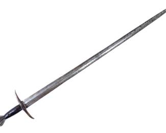 Lot 19 Composite Medieval Knightly Sword, 16th c.
