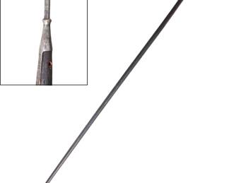 Lot 33 European Spike Polearm, ExHiggins Museum